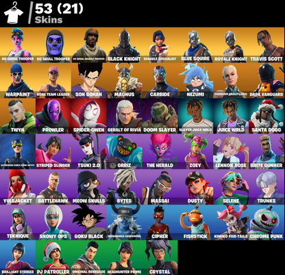 50+ Skins Bundle