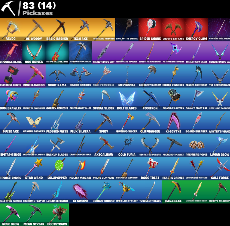 50+ Skins Bundle
